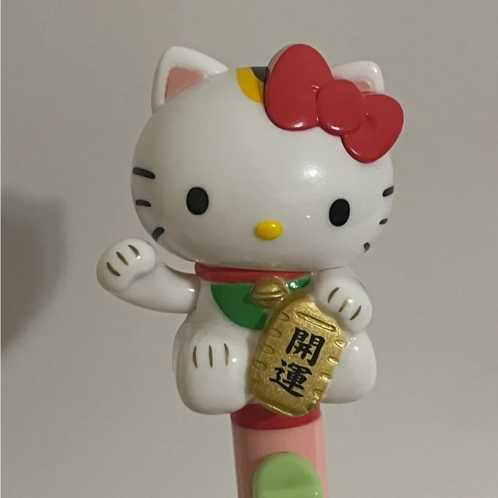 Hello Kitty White Lucky Cat Ballpoint Pen